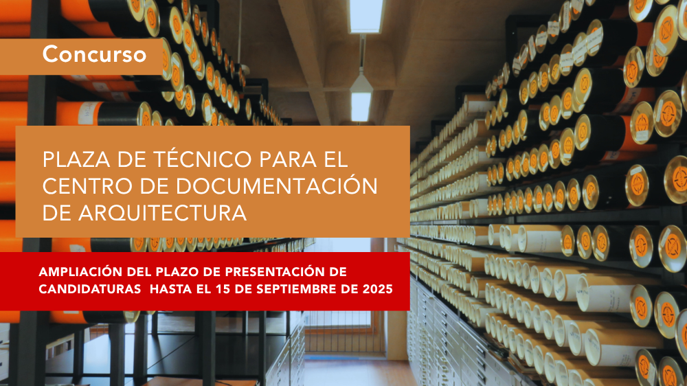 Concurso para proveer la plaza de técnico para el Centro de Documentación de Arquitectura